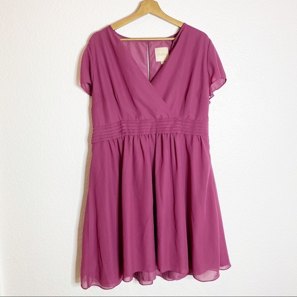 ModCloth- Women’s Fuschia Dress - Size 1X - Picture 1 of 5